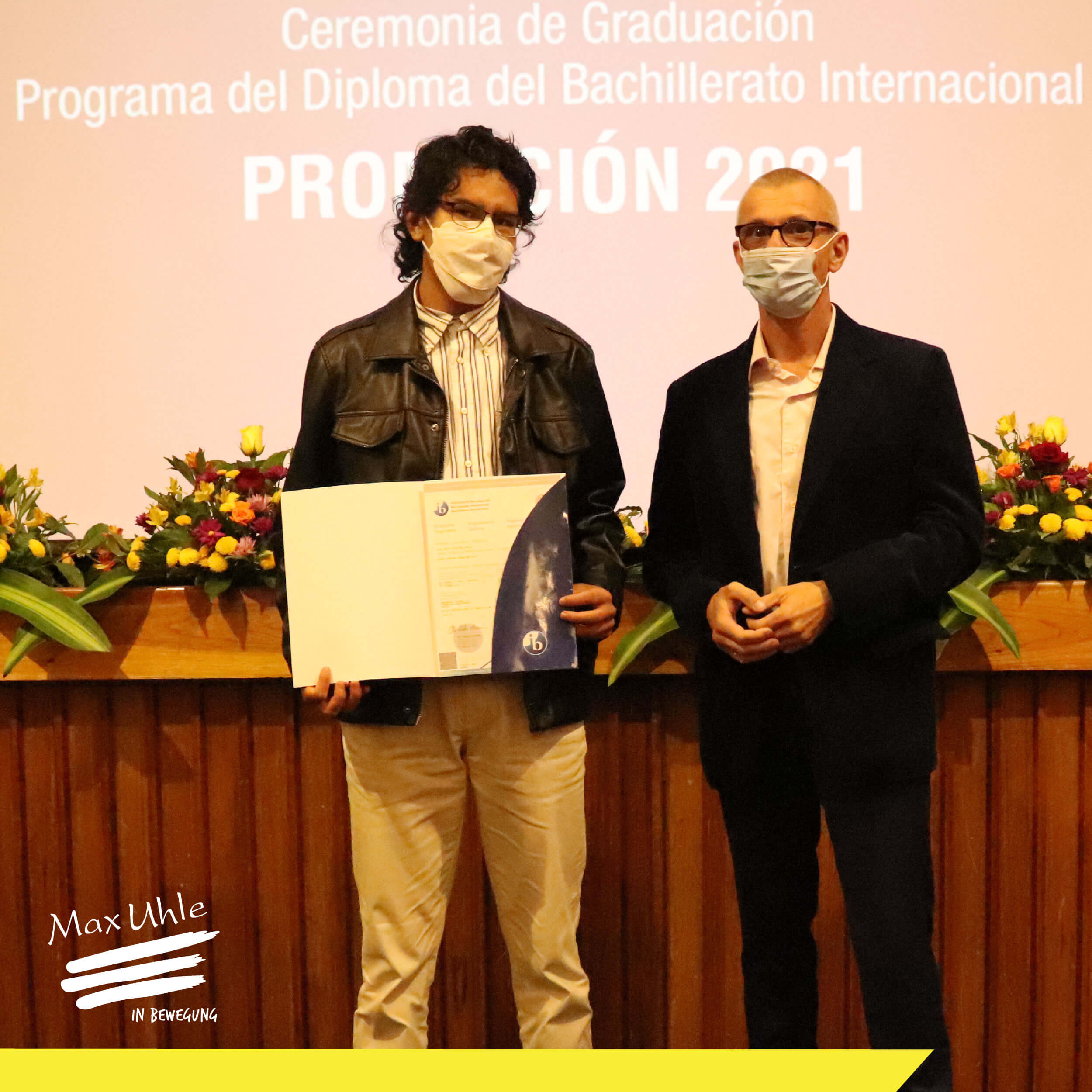 entrega de diplomas ib colegio peruano aleman max uhle