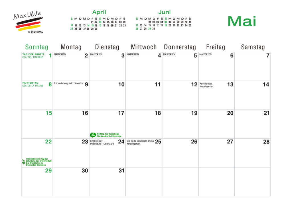 calendario mayo web
